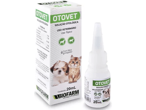 Remedio Otovet  Antiinflamatório Cães Gatos Otite Canina 20m