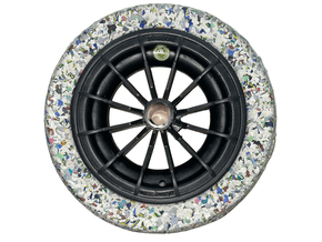 Roda Aro Carrinho de Mão Reforçada 8 Pneu Maciço Resistente