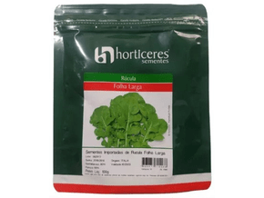 Semente de Rúcula Folha Larga - Horticeres Sementes Semente de Rúcula Folha Larga - Horticeres Sementes