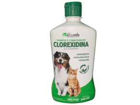 Shampoo E Condicionador Kelldrin  Clorexidina-500ml