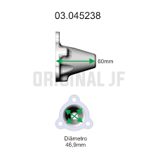 Tampa Do Mancal Do Cilindro Dentado JF 03.045238