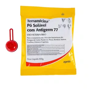 Terramicina Pó 100 Gr - Zoetis Solúvel C/ Antigerm