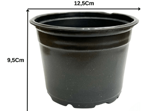 Vaso Plástico 1,5 Nutriplan Preto 9cm x 12,5cm Vaso Plástico 1,5 Nutriplan Preto 9cm x 12,5cm