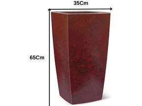 Vaso Classic Trapézio 65Cm Ferrugem - Nutriplan