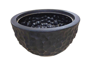 Vaso Luna Preto Tamanho Médio - Nutriplast