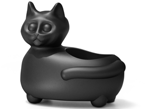 Vaso Nutriplan Planta Mascote Gato Plastico Decoração 24cm