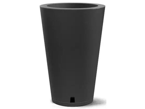 Vaso Petra Cônico 60Cm Preto - Nutriplan