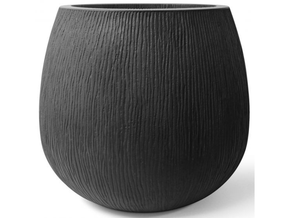 Vaso Relevo Oval Cimento Queimado 56Cm - Nutriplast