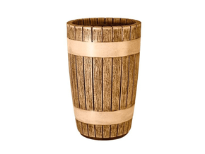 Vaso Tina Cônico 44Cm Envelhecido - Nutriplast