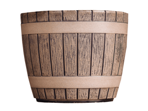 Vaso Tina Redondo Envelhecido Tamanho 28Cm - Nutriplast