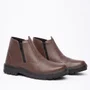 BOTA TRABALHO ZIPER INJ REF 759 CHOCOLATE - N° 39