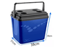 Caixa Térmica Cooler 4 Porta Copos Invicta 34LTS
