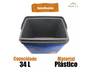 Caixa Térmica Cooler 4 Porta Copos Invicta 34LTS