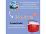 Caixa Térmica Cooler 4 Porta Copos Antares 34L