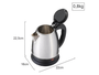 Chaleira Elétrica Cedros Inox 1,8LT- Desligamento Automático