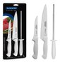 Conjunto Inox 2 Facas + 1 Chaira - Tramontina