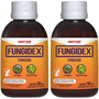 Kit 2 Fungidex Elimina Doenças Pragas Jardim Plantas 50ml