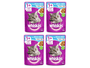 Kit 4 Sache Ração Úmida Gato Gourmet Atum ao Molho