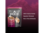 Kit 4 Un Ração Cães Adultos Gourmet Cubos Carne Raças Pequenas/Mini 100g