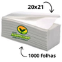 Kit 6 Papel Toalha 1000 folhas 20x21 100% Celulose Agrocorp