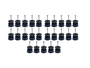 Kit Isolador Tipo Roldana 30 x 30 (25 unidades)