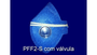 Máscara Azul Respirador Pff2 Com Válvula ALLIANCE CA - 39236
