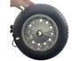 Roda 19mm Carrinho Mão Construção Pneu Completa Galvanizada 3.25x8