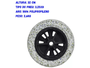Roda Pneu 19mm Carrinho Construção Maciço Borracha Exp 3,25x8mm