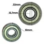 Rolamento 6201 GBR Blindado 12x32x10mm Alta Resistência