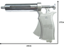 Seringa Automática de Pistola 50ml - Walmur