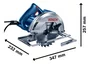 SERRA CIRCULAR 7 1/4 GKS 150 220V + 1 DISCO