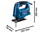 Serra Tico Tico GST 680 500W 127V Com Lâmina De Corte- Bosch