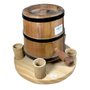 Tonel Com Copos 1lt Grapia - Libom.