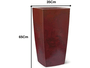 Vaso Classic Trapézio 65Cm Ferrugem - Nutriplan