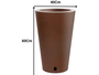 Vaso Petra Cônico 60Cm Ferrugem - Nutriplan
